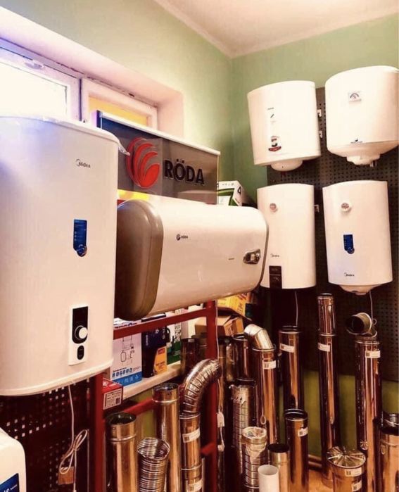 Бойлера ТМ «Ariston»,«Аtlantic», «Gorenje», «Midea»,«Röda» , «Round»,