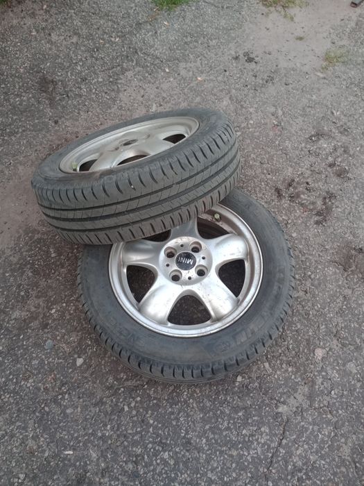 Легкосплавні диски з покришками мішелєн. R15 4×100