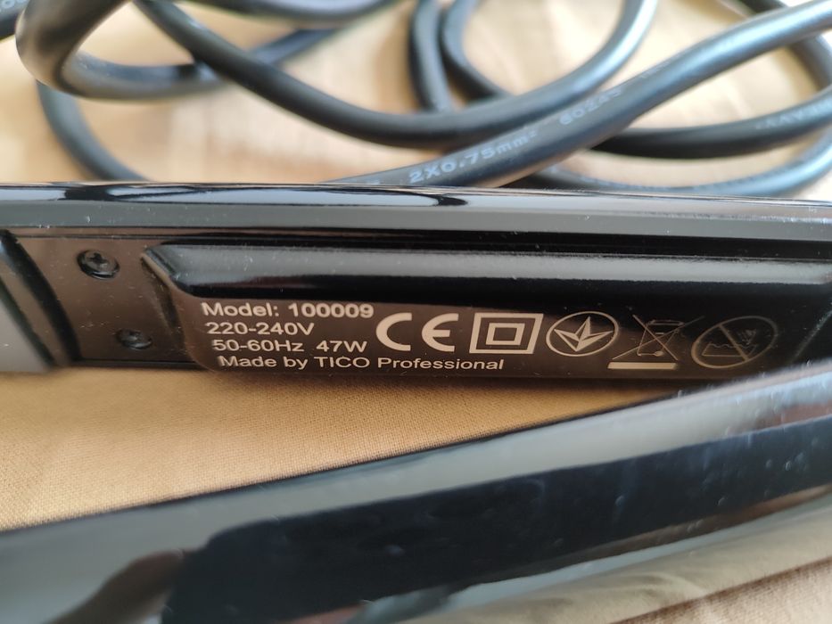 Випрямляч для волосся Tico Professional Laser Ion 100009 Black