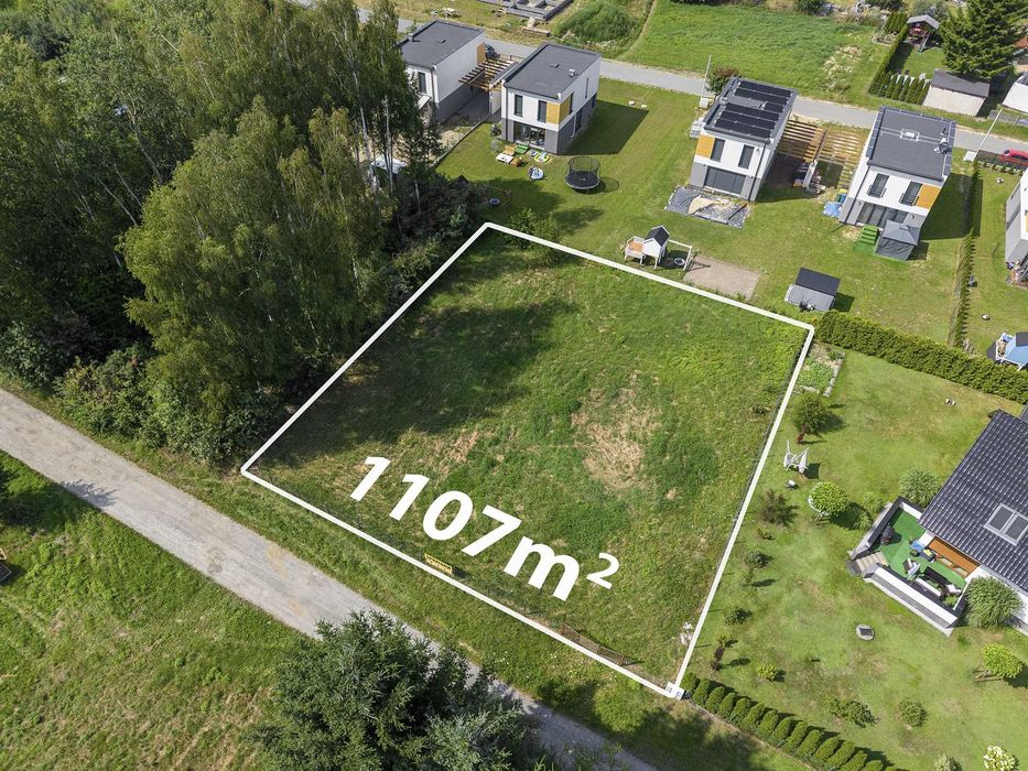 Działka budowlana 1107m2 Orzesze-Woszczyce