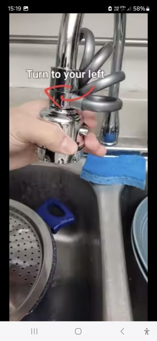 Perlator przedłużka do kranu