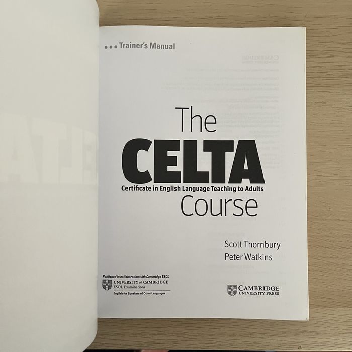Livro The CELTA Certificate in English Language Teaching to Adults Course