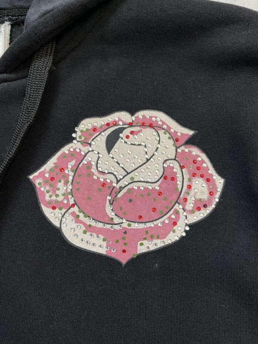 Жіноче Обʼємне Зіп Худі Ed Hardy