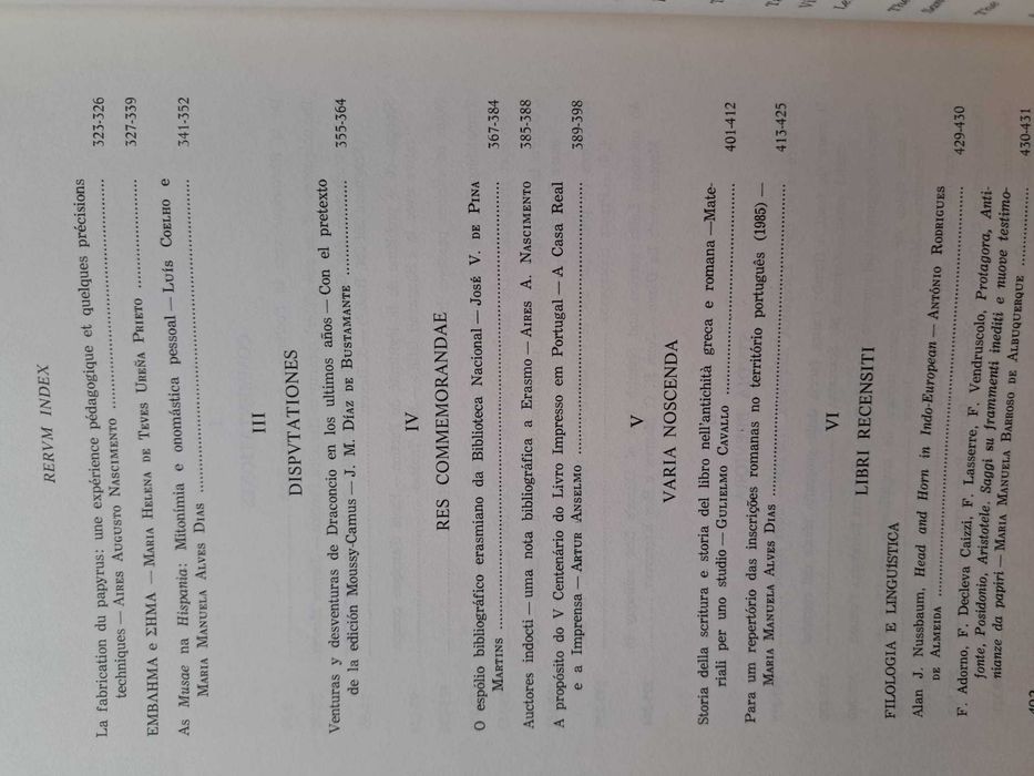 Euphrosyne Revista de Filologia Clássica Vol. XVI - PORTES GRÁTIS