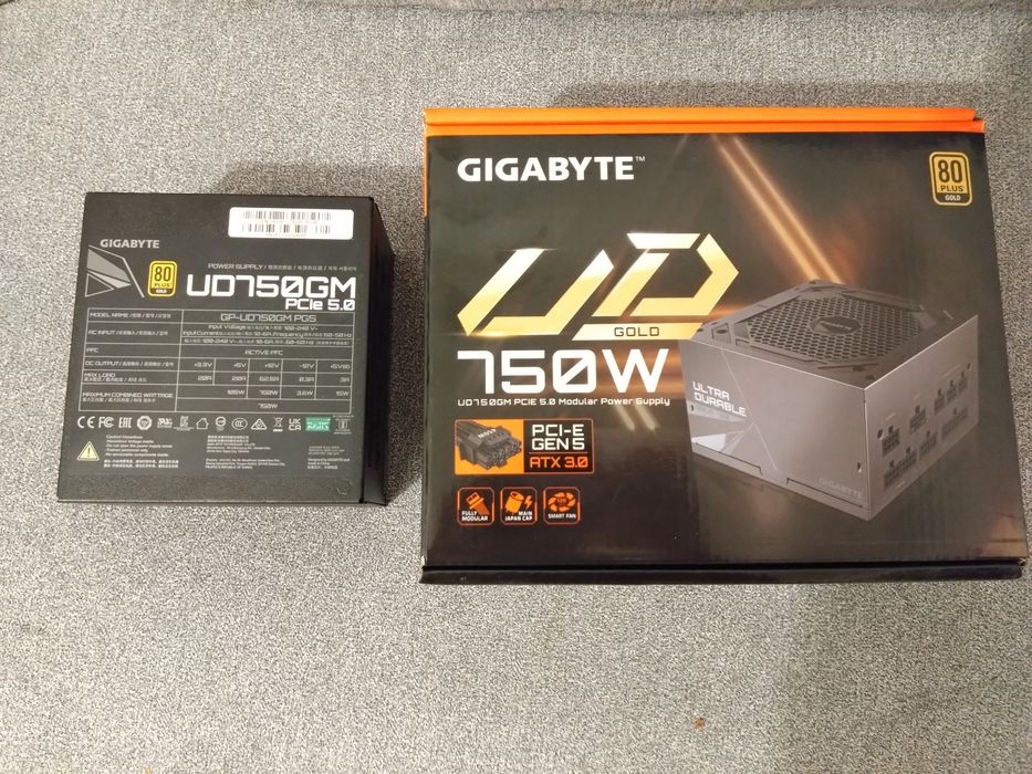 Zasilacz Gigabyte UD750 PG5 750W 80 Plus Gold ATX 3.0