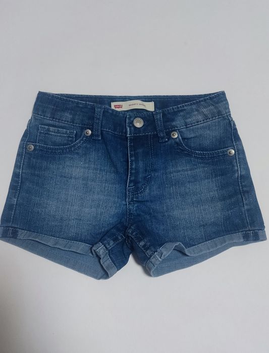 Джинсові шорти Levi's на дівчинку 5-6 років