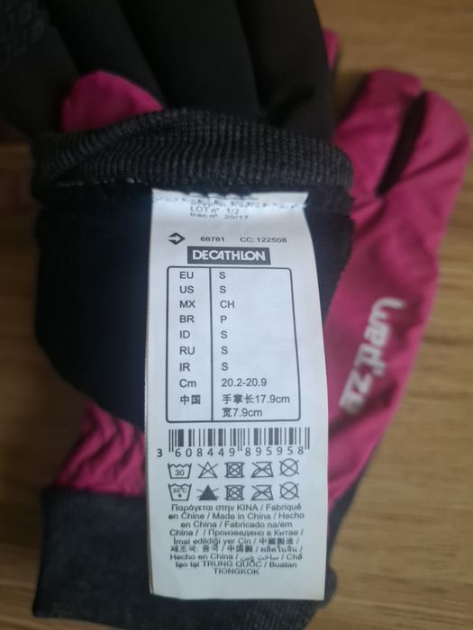 Рукавиці зимові Decathlon Wedze, S