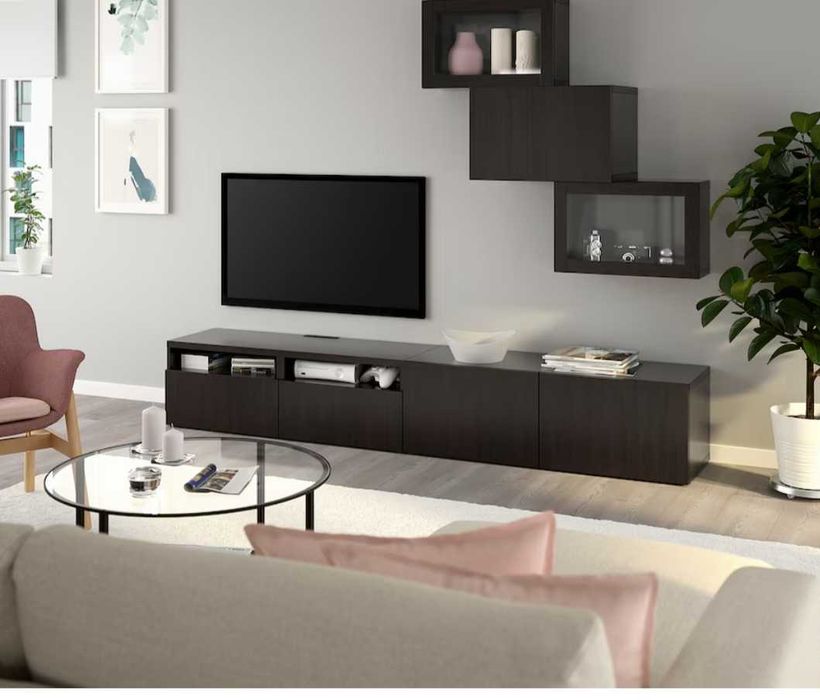 Pack conjunto Mobília sala de estar wengue