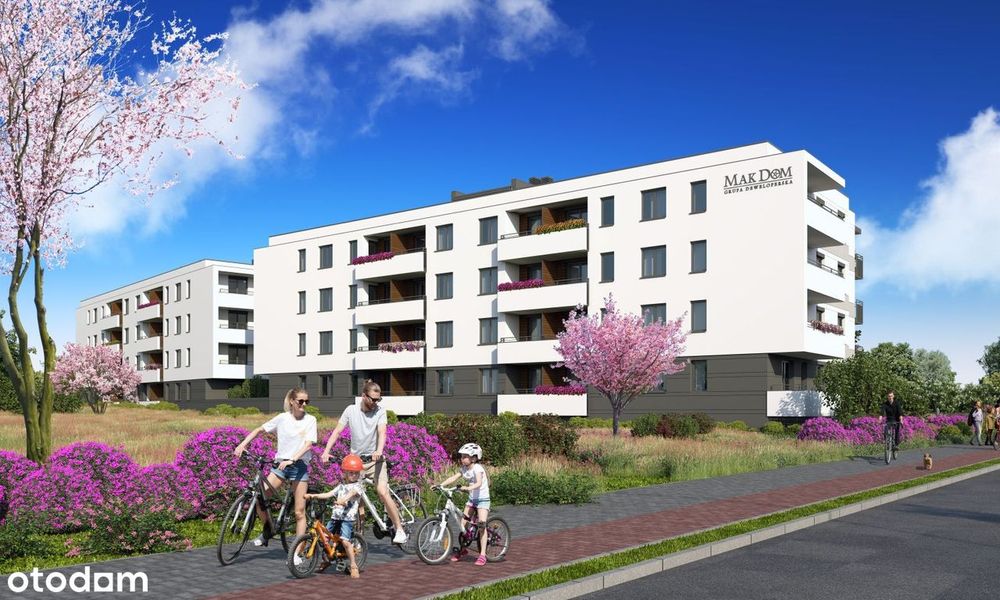 3-pokojowe mieszkanie 54m2 + balkon Bez Prowizji