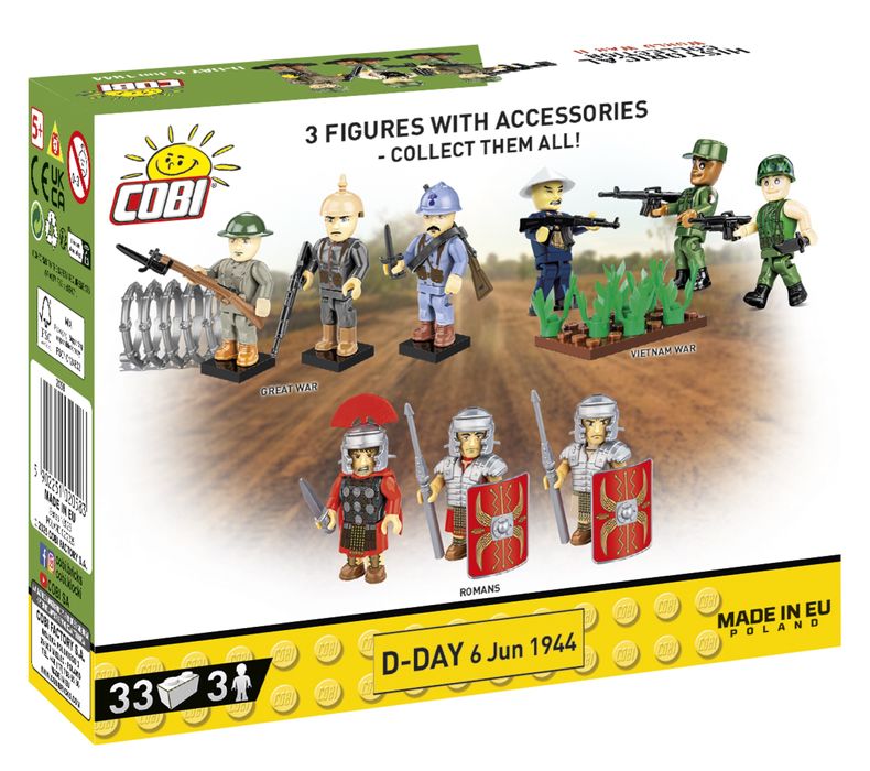 Klocki Cobi 2058 figurki D-DAY, JUNE 6, 1944