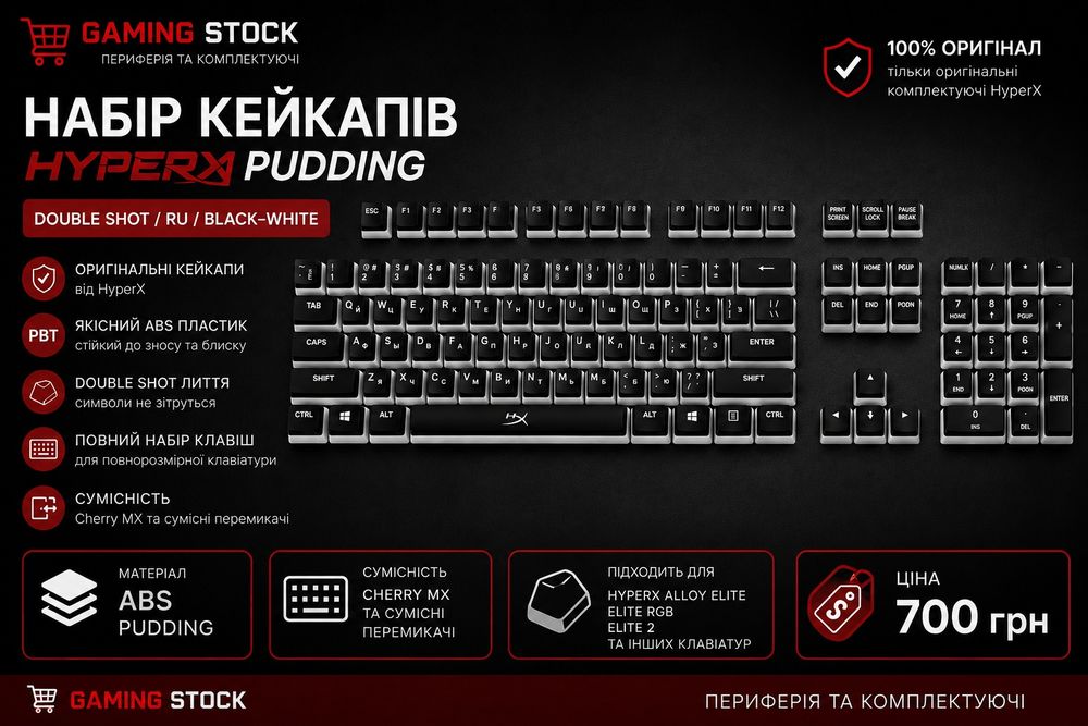 Набір кейкапів HyperX Alloy Elite 2