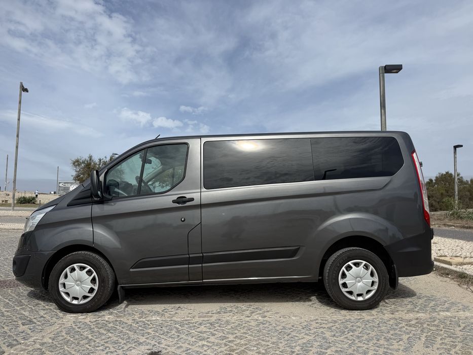 Ford Transit Custom 9 lugares, 2.0 TDCI 2017 - 204.000km, Pintura nova + Pneus novos