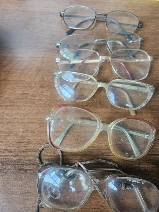 Okulary używane 6 sztuk