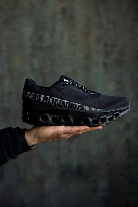 Кросівки ON Cloudmonster 2 Running Black/grey premium