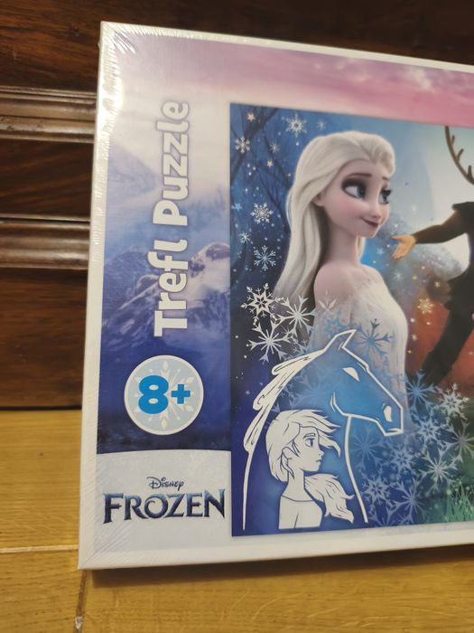 Puzzle nowe prezent dla dziewczynki Trefl 300 Frozen Kraina Lodu 8+