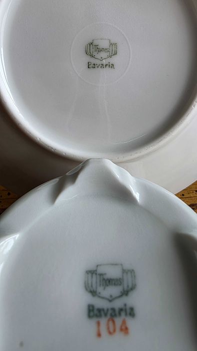 Porcelanowy serwis do herbaty w stylu art déco – Thomas, Bavaria (Grupa Rosenthal).