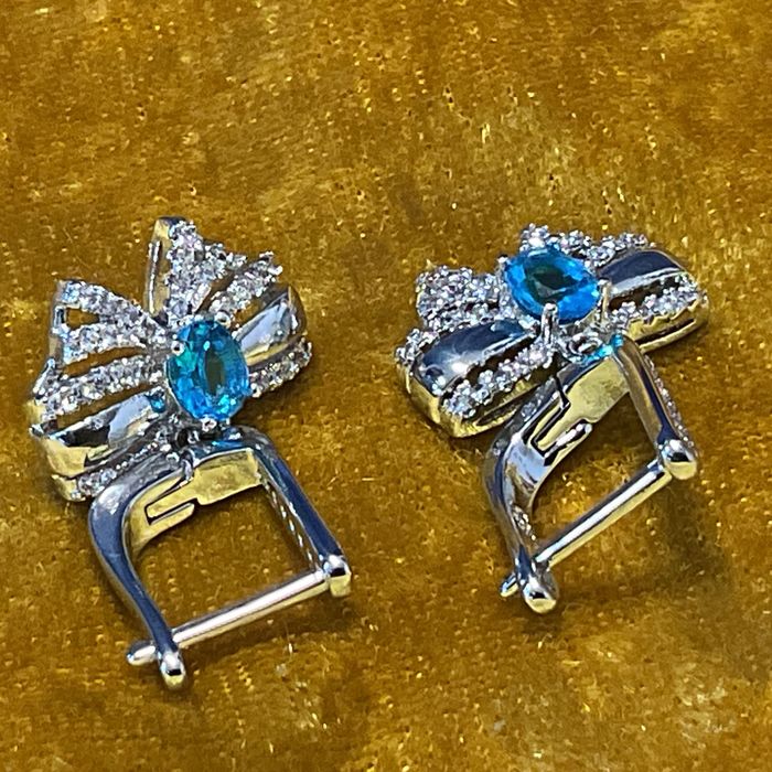 Brincos prata 925 camp.2,2 cm