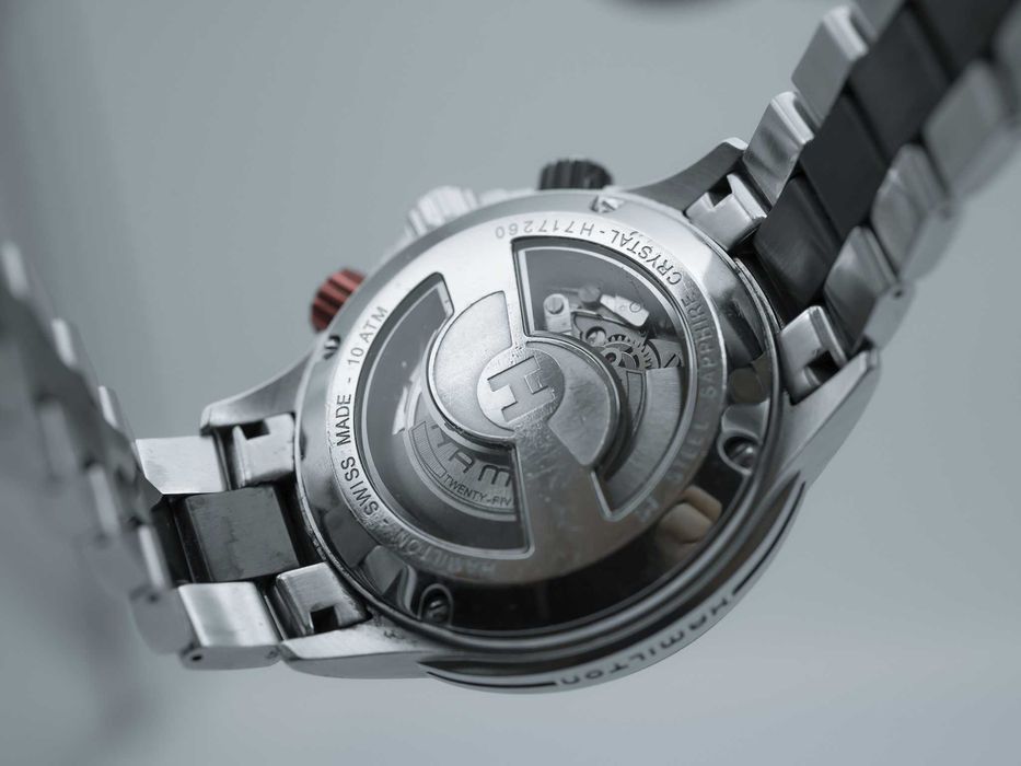 Relógio Hamilton Khaki Tachymiler ETA 7750