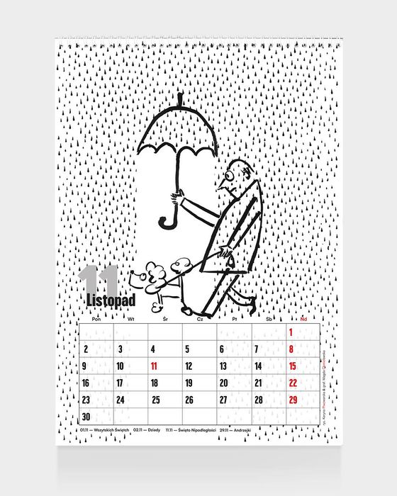 Kalendarz ścienny na rok 2026