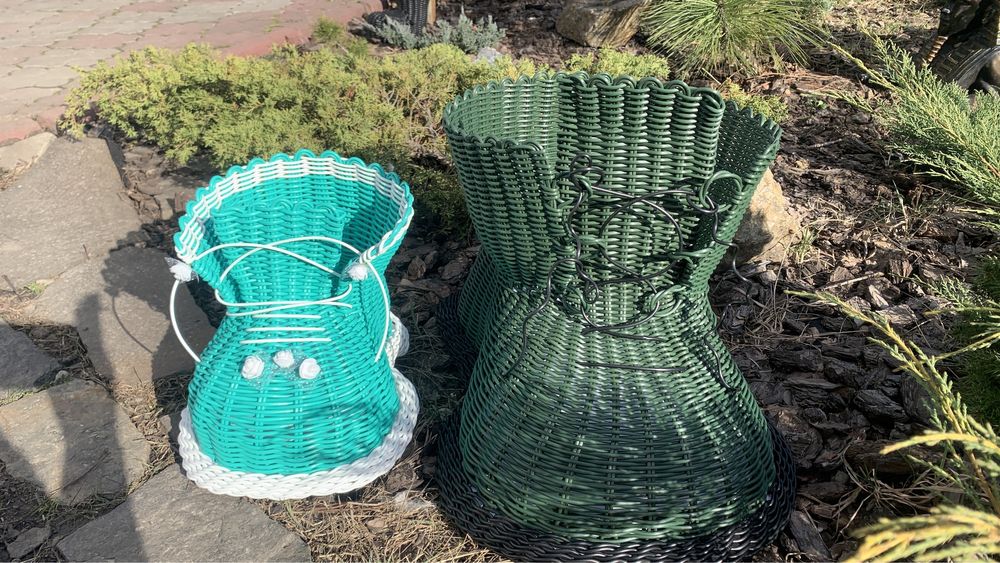 Мастер класс по плетению кашпо - башмака из ротанга