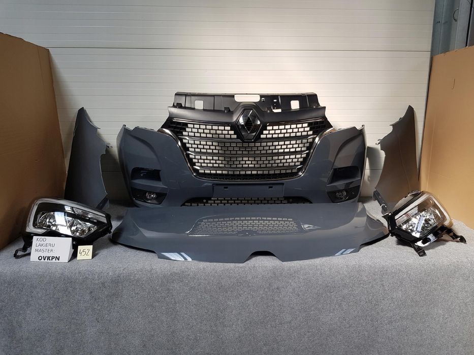 Zderzak Maska Błotniki Lampy Przednie Renault Master Iv