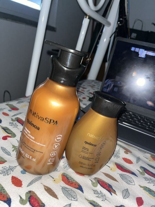 Quinoa -oleo e creme