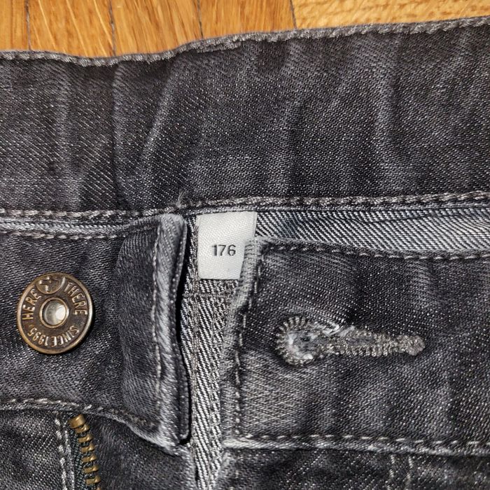 Jeans r. 176 czarne