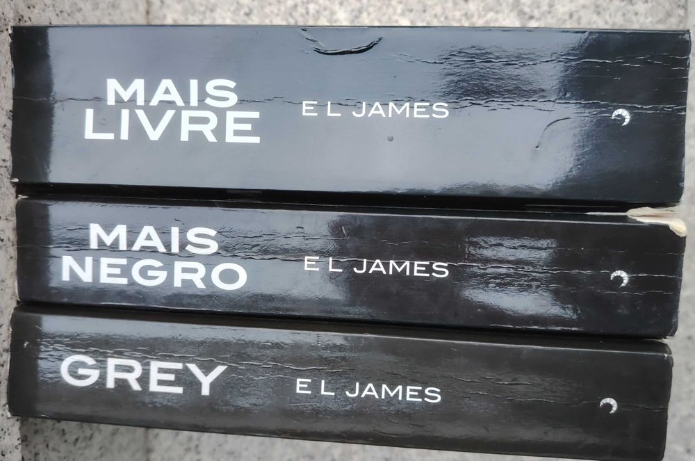 3 livros As Cinquenta sombras