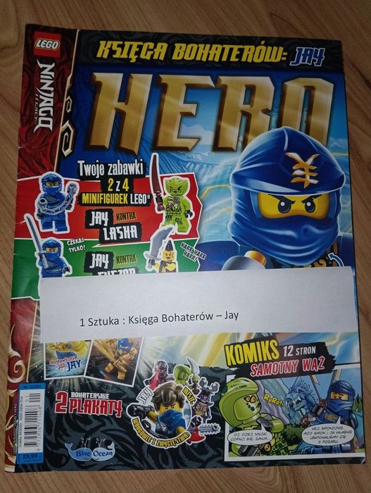 42 gazetki - komiksy Ninjago, 17 Plakatów Ninjago, dużo GRATISÓW