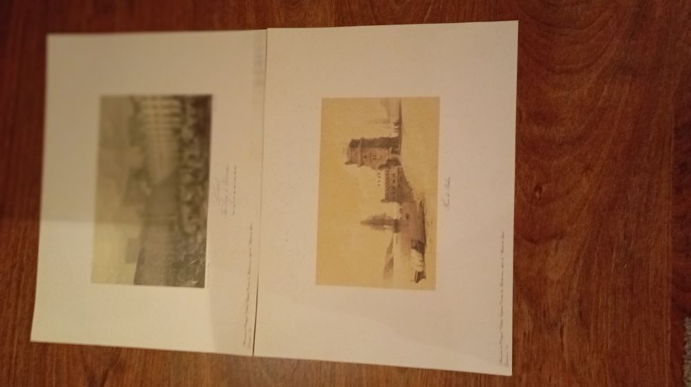 Várias gravuras e mapas de Portugal