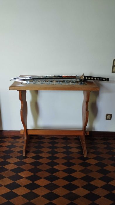 Katana Decorativa Japonesa – com Bainha Preta