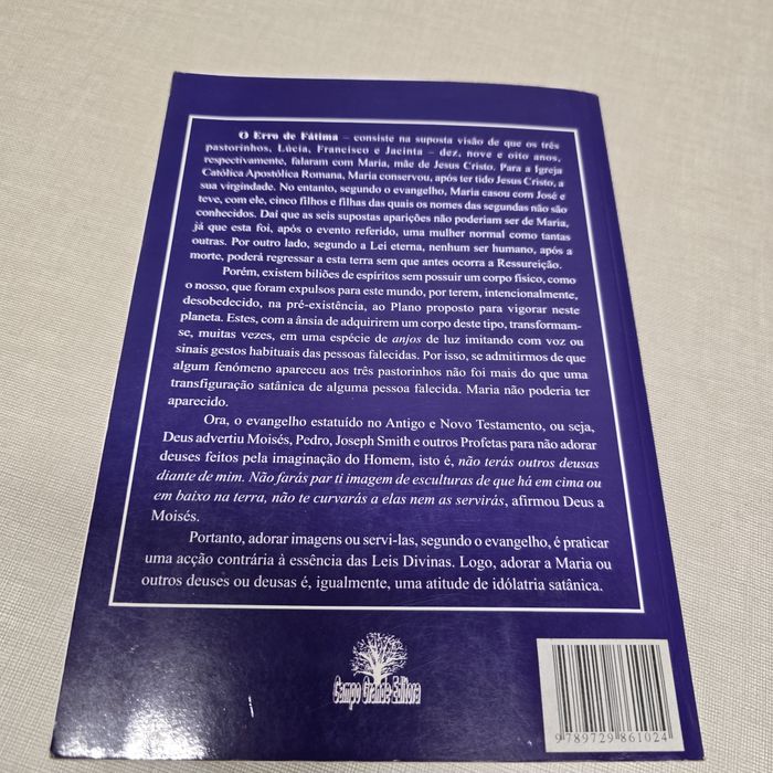Livro "O Erro de Fátima "