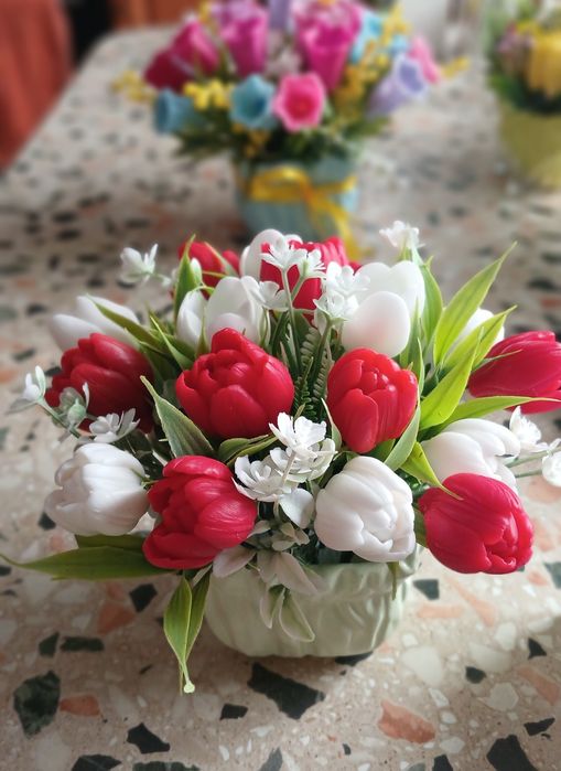 Квіткові композиції з мила .Виключно ручна робота