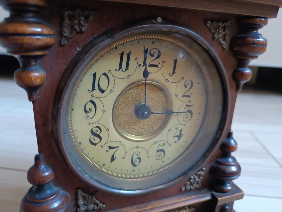 Gabinetowy Zegar JUNGHANS Secesja / Eklektyzm 1890
