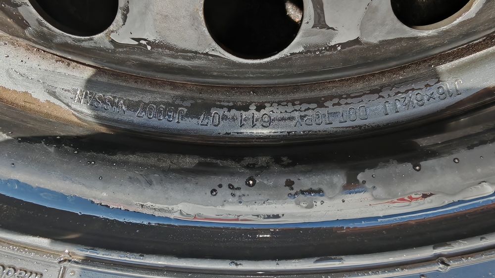 Запаска докатка nissan x-trail t31 215 65 r16 5х114.3 et45 j6.5 dia66