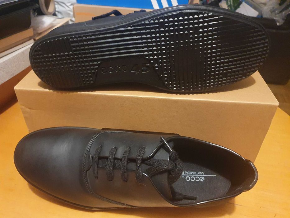 Buty skórzane sneakersy Ecco Travel M Derby  45 EU  28,5 CM