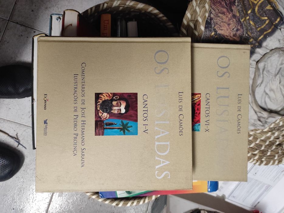 Dois livros dos Lusíadas + 8 vários