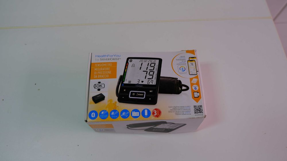 Tensiómetro SilverCrest c/conectividade a smartphone