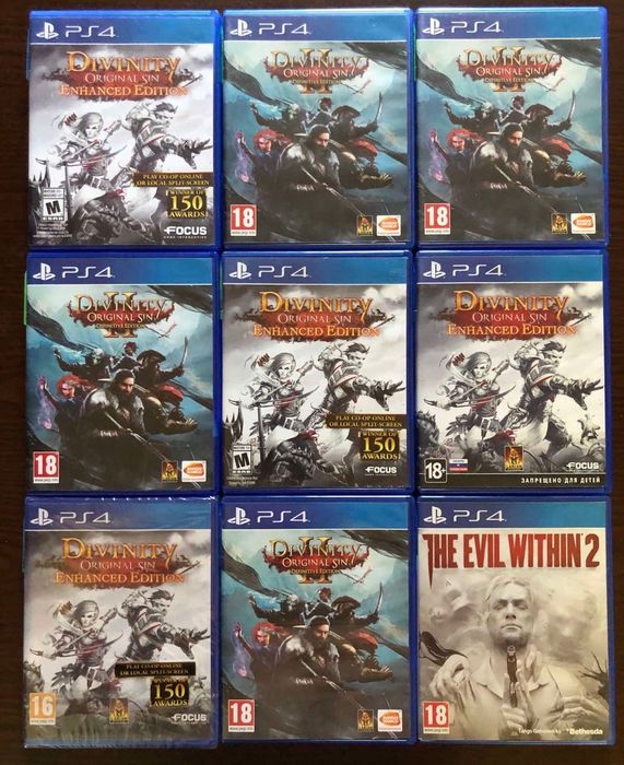 Sony PlayStation 4: Assassins Creed Изгой, Вальгала, Синдикат, Единство, Истоки, Одиссея Baldurs Gate, Blasphemous, Biohazard RE, Bloodborne GOTY