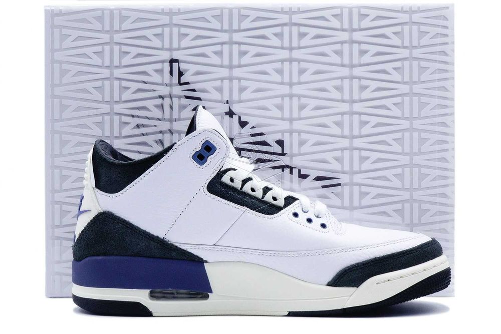 Nike AIR JORDAN 3 A Ma Maniére For The Love Diffused Blue – Buty | HV8571–100