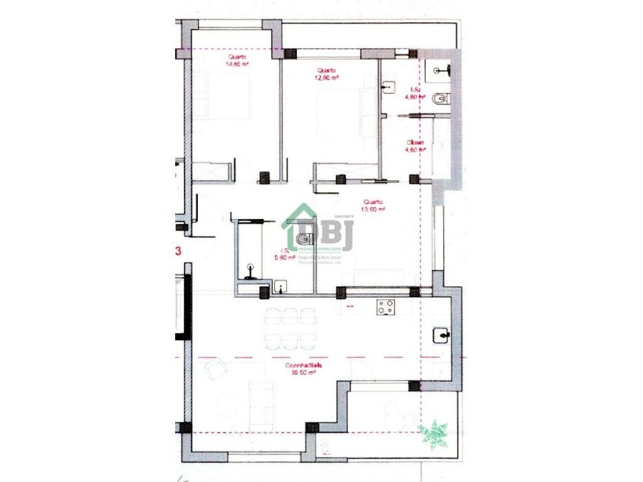 T3 Próximo do novo Hospital das Beiras - Último apartamento disponí...