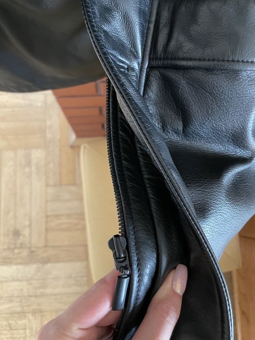 Kurtka skórzana męska