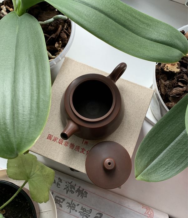 Чайник «Цзинь Чжун» глина китайський 110мл Нісінська кераміка Циньчжоу