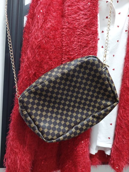 Elegancka brązowa torebka marki ZARA