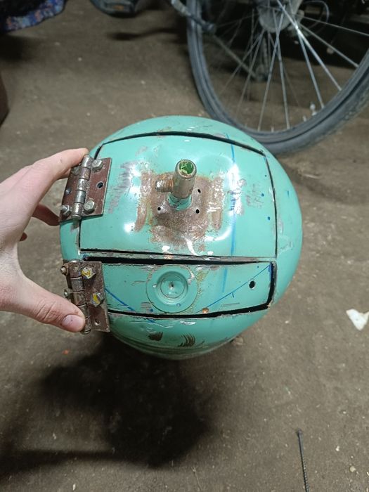 Продам буржуйку з балона фреонового готову зробляну