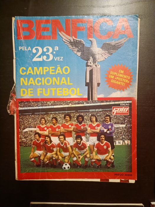 Lote revistas Benfica / Eusebio