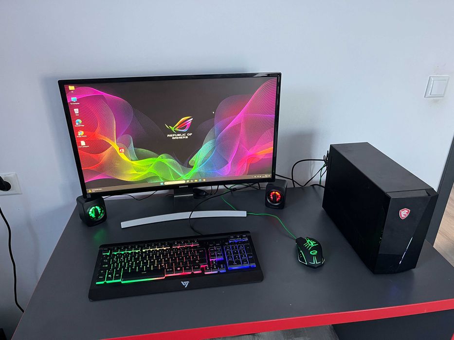 Komputer Gamingowy Gracza i5 10th 16GB SSD 1,5 TB GTX 1660 WiFi Monito