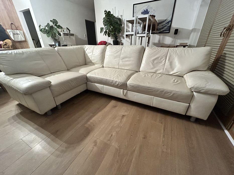 Narożnik ze skóry naturalnej