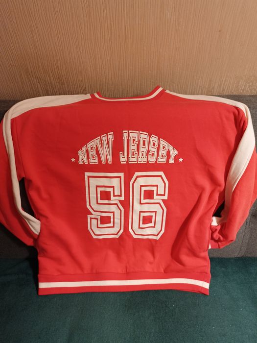 Bluza damska New Jersey 56 pomarańczowa ocieplana