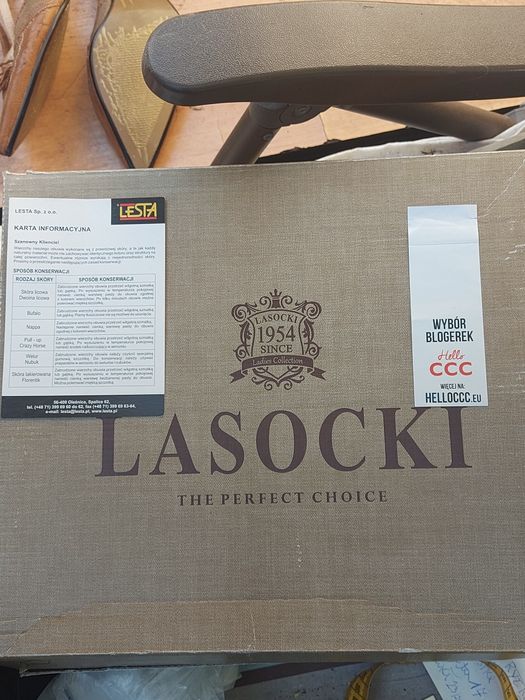 Buty czarne damskie rozmiar 37 firma LASOCKI
